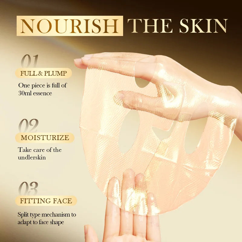 Maschera Viso al Collagene SADOER – Idratazione e Pelle Luminosa