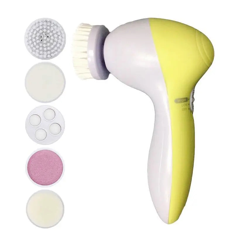 Spazzola Elettrica Viso 5 in 1 – Pulizia Profonda, Esfoliazione e Massaggio Viso