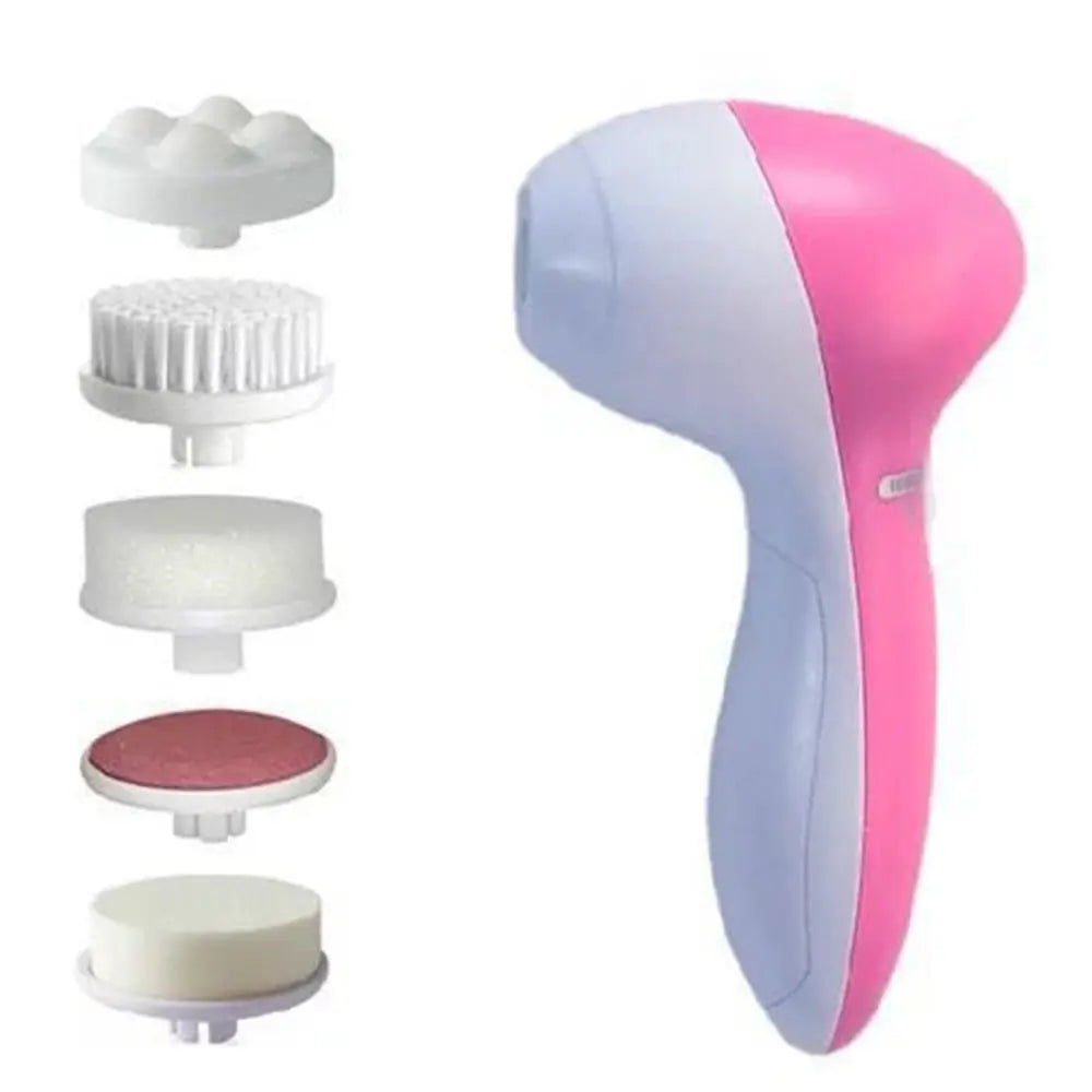 Spazzola Elettrica Viso 5 in 1 – Pulizia Profonda, Esfoliazione e Massaggio Viso