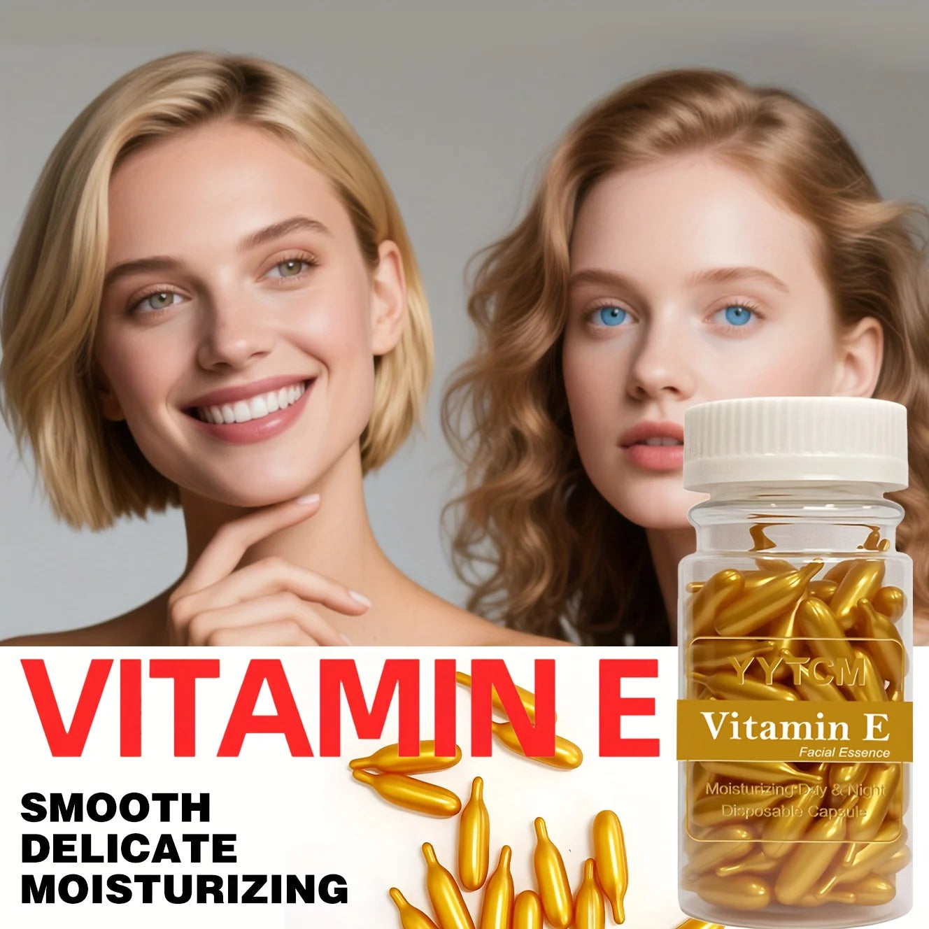Capsule di Siero alla Vitamina E – Idratazione e Luminosità